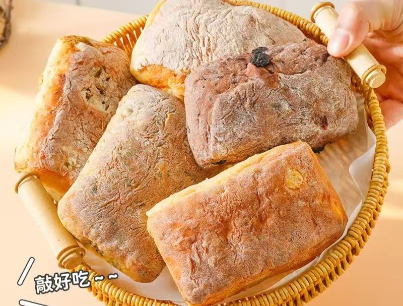 多口味恰巴塔面包